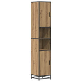 Set di mobili per il bagno 3 pz Rovere artigianale