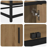 Unità TV 210 x 35 x 41 cm Rovere artigianale Legno truciolato