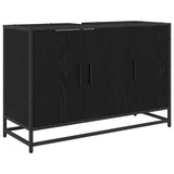 Set di mobili per il bagno con porta 3 pcs Rovere artigianale