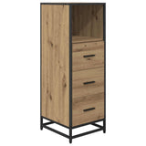 Set di mobili per il bagno con porta 3 pcs Rovere artigianale