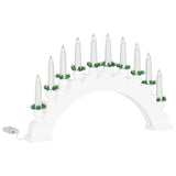 Arco di Candele di Natale con 10 Candele LED Bianco
