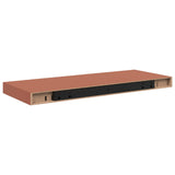 Scaffale da parete 2 pcs Rosso 60 x 23 x 4 cm Legno truciolato