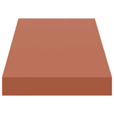 Scaffale da parete 2 pcs Rosso 60 x 23 x 4 cm Legno truciolato