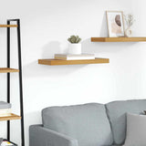 Scaffale da parete Marrone 60 x 23 x 4 cm Legno truciolato