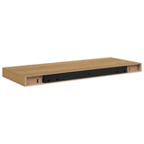 Scaffale da parete Marrone 60 x 23 x 4 cm Legno truciolato