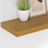Scaffale da parete 2 pcs Beige 50 x 23 x 4 cm Legno truciolato