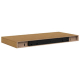 Scaffale da parete 2 pcs Beige 50 x 23 x 4 cm Legno truciolato