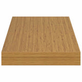 Scaffale da parete 2 pcs Beige 50 x 23 x 4 cm Legno truciolato