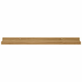 Scaffale da parete con lo scaffale 2 pcs Marrone 60 x 9 x 3 cm