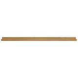 Scaffale da parete con lo scaffale 2 pcs Marrone 100 x 9 x 3 cm