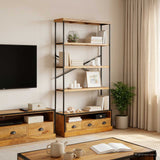 Scaffale a 5 ripiani Naturale 100 x 30 x 180 cm