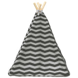 Tenda per animali con cuscino Bianco e Grigio 50 x 50 x 60 cm