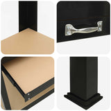 Banco da lavoro con cassetto Nero 114 x 54 x 91 cm