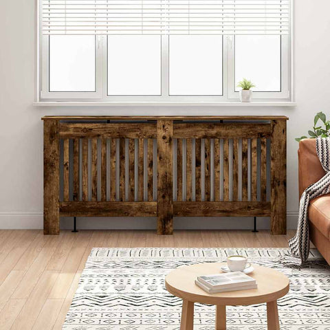 Copertura per radiatori Rovere fumé 172 x 19 x 81,5 cm