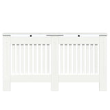 Copertura per radiatori Bianco Lucido 152 x 19 x 81,5 cm