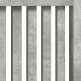 Copertura per radiatori Grigio cemento 112 x 19 x 81,5 cm