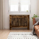 Copertura per radiatori Rovere fumé 112 x 19 x 81,5 cm