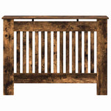 Copertura per radiatori Rovere fumé 112 x 19 x 81,5 cm
