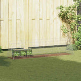 Gabbia per Conigli Argento 650 x 55 x 55 cm Acciaio zincato