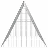 Gabbia per Conigli Argento 215 x 55 x 55 cm Acciaio zincato