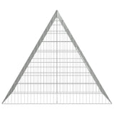 Gabbia per Conigli Argento 215 x 100 x 85 cm Acciaio zincato