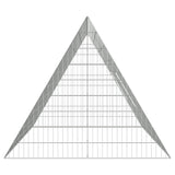 Gabbia per Conigli Argento 215 x 100 x 85 cm Acciaio zincato