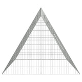 Gabbia per Conigli Argento 215 x 100 x 85 cm Acciaio zincato