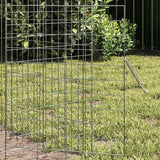 Gabbia per Conigli Argento 600 x 78 x 78 cm Acciaio zincato