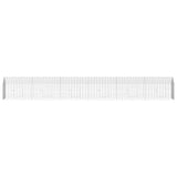 Gabbia per Conigli Argento 600 x 78 x 78 cm Acciaio zincato