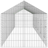 Gabbia per Conigli Argento 600 x 78 x 78 cm Acciaio zincato