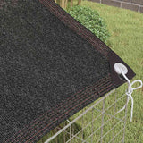 Gabbia per Conigli Argento 400 x 78 x 78 cm Acciaio zincato