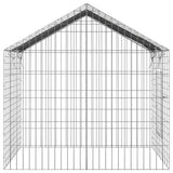 Gabbia per Conigli Argento 100 x 78 x 78 cm Acciaio zincato