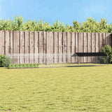 Gabbia per Conigli Argento 400 x 78 x 78 cm Acciaio zincato