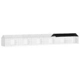Gabbia per Conigli Argento 600 x 78 x 78 cm Acciaio zincato