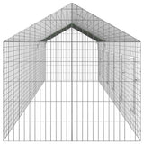 Gabbia per Conigli Argento 600 x 78 x 78 cm Acciaio zincato