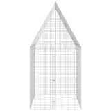 Gabbia per Conigli Argento 200 x 100 x 210 cm Acciaio zincato