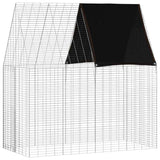 Gabbia per Conigli Argento 200 x 100 x 210 cm Acciaio zincato