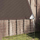 Gabbia per Conigli Argento 400 x 100 x 210 cm Acciaio zincato