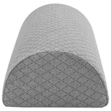 Cuscino per Gambe Grigio 52 x 20 x 11 cm Schiuma Memory