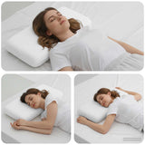 Cuscino da Letto Bianco 70 x 36 x 13,5 cm Schiuma Memory