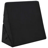 Cuscino a Wedge Nero 55 x 55 x 26 cm Schiuma Memory