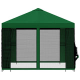 Gazebo da giardino con pareti laterali 3 x 3 m Verde