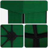 Gazebo 4  3 m Verde Poliestere e Acciaio 190 gsm