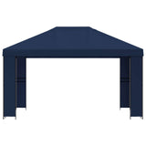 Gazebo 4  3 m Blu Poliestere e Acciaio 190 gsm