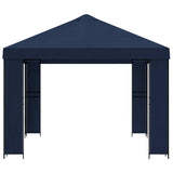 Gazebo 4  3 m Blu Poliestere e Acciaio 190 gsm