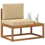 Divano da Esterno con cuscino Naturale 91 x 63 x 73 cm