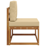 Divano da Esterno con cuscino Naturale 91 x 63 x 73 cm