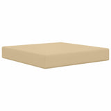 Cuscino per divano da esterno 3 pcs Beige Poliestere