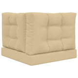 Cuscino per divano da esterno 3 pcs Beige Poliestere