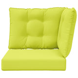 Cuscino per divano da esterno 3 pcs Verde Poliestere